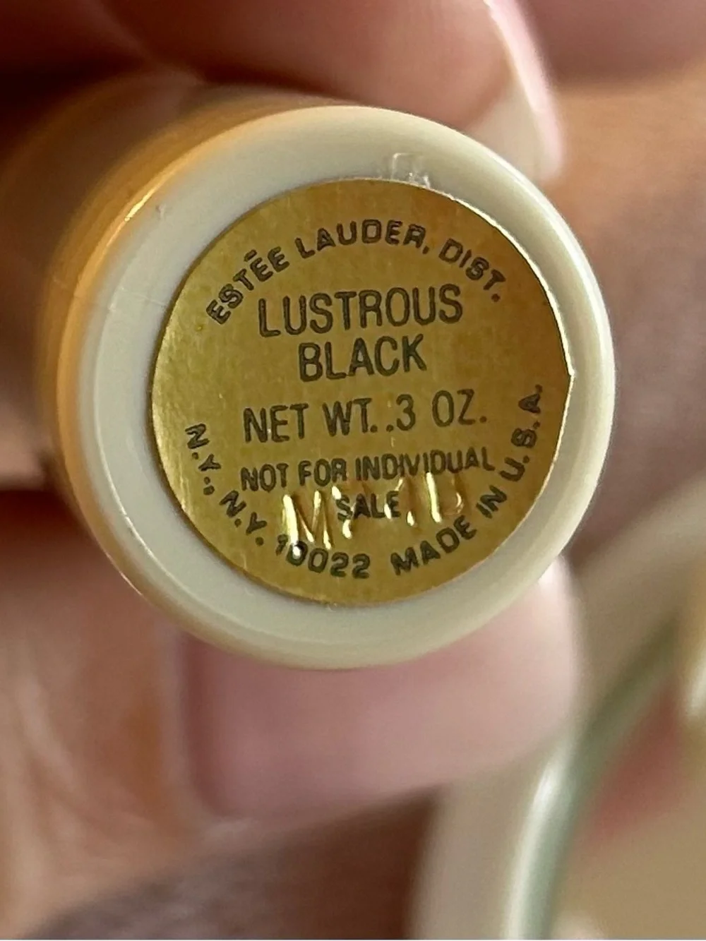 Estée Lauder Lucious Crème Mascara Lustrous Black RARE w/ travel compact & brush